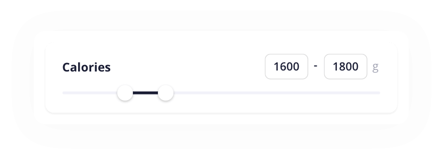 Enter your custom calorie target or let us calculate it for you. Once your target has been entered the meal planner will only find recipes that fit within your calorie goal.